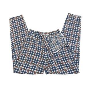 Comptoir des Cotonniers Pants S, 6 | Floral Gingham Cottagecore Vintage, Rare